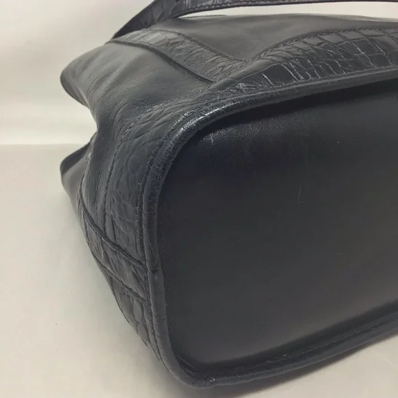 Vintage Black Brahmin Classic Tote - Picture 9 of 16